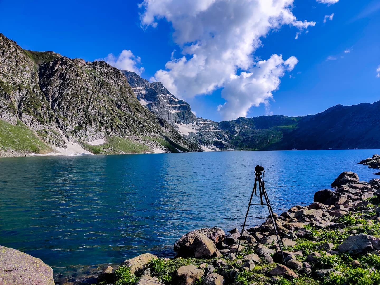 Capturing lakes of Kashmir