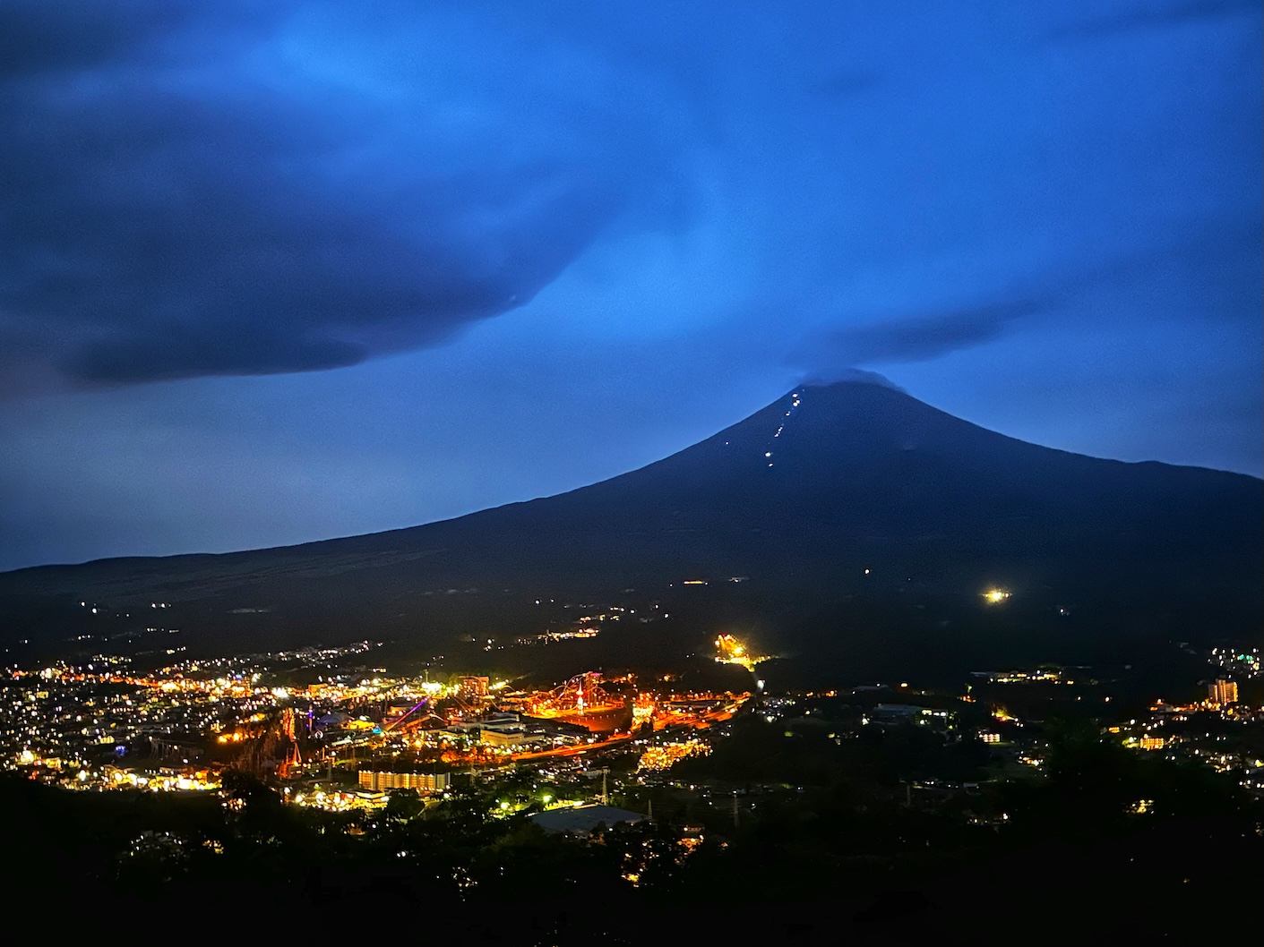 A Storm at Mt. Fuji